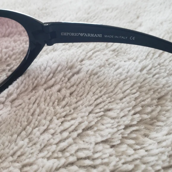Emporio Armani Black Sunglasses - Picture 8 of 10